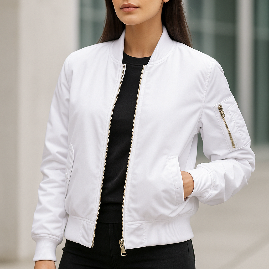 Daphne Unisex Lightweight MA-1 Bomber Jacket - Classic Warmth