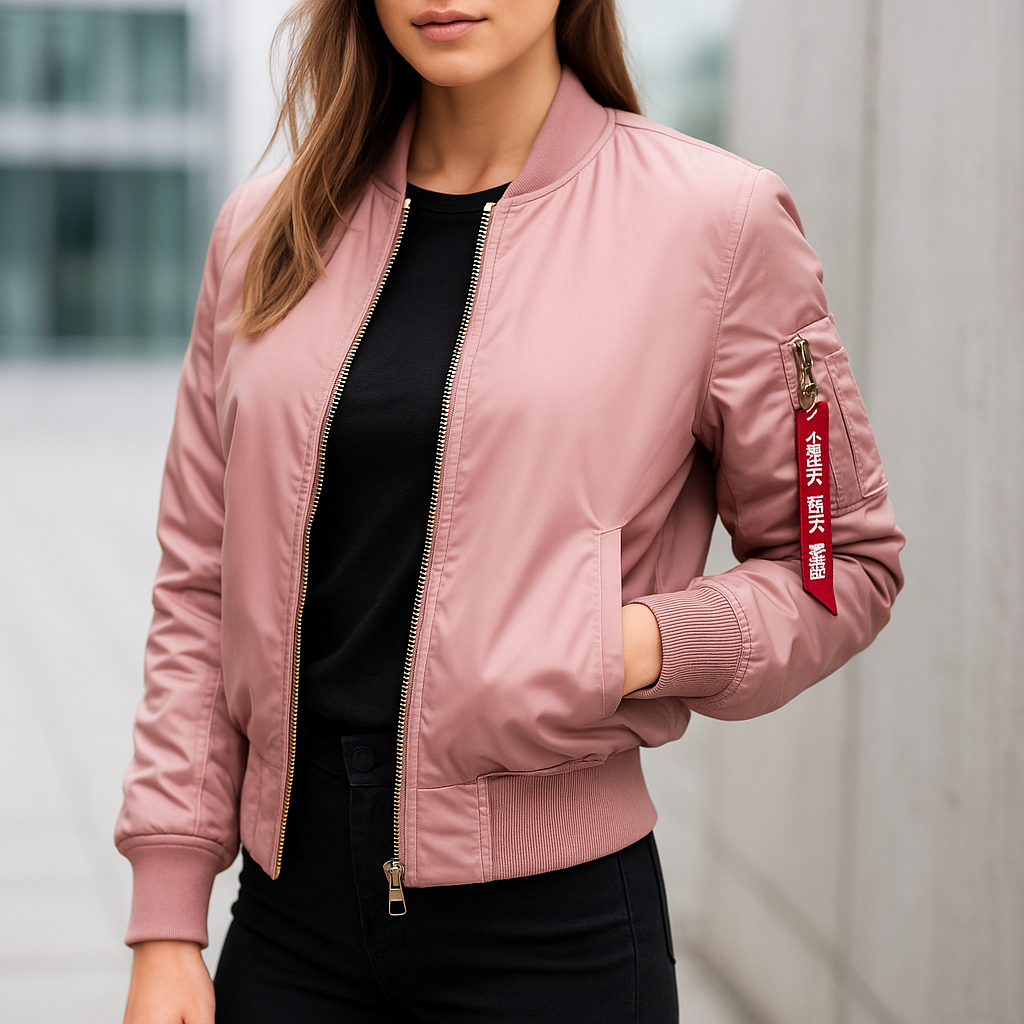 Daphne Unisex Lightweight MA-1 Bomber Jacket - Classic Warmth