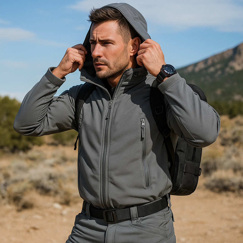 Men's Tactical Gear Set - Waterproof Jacket & Multi-Pocket Pants
