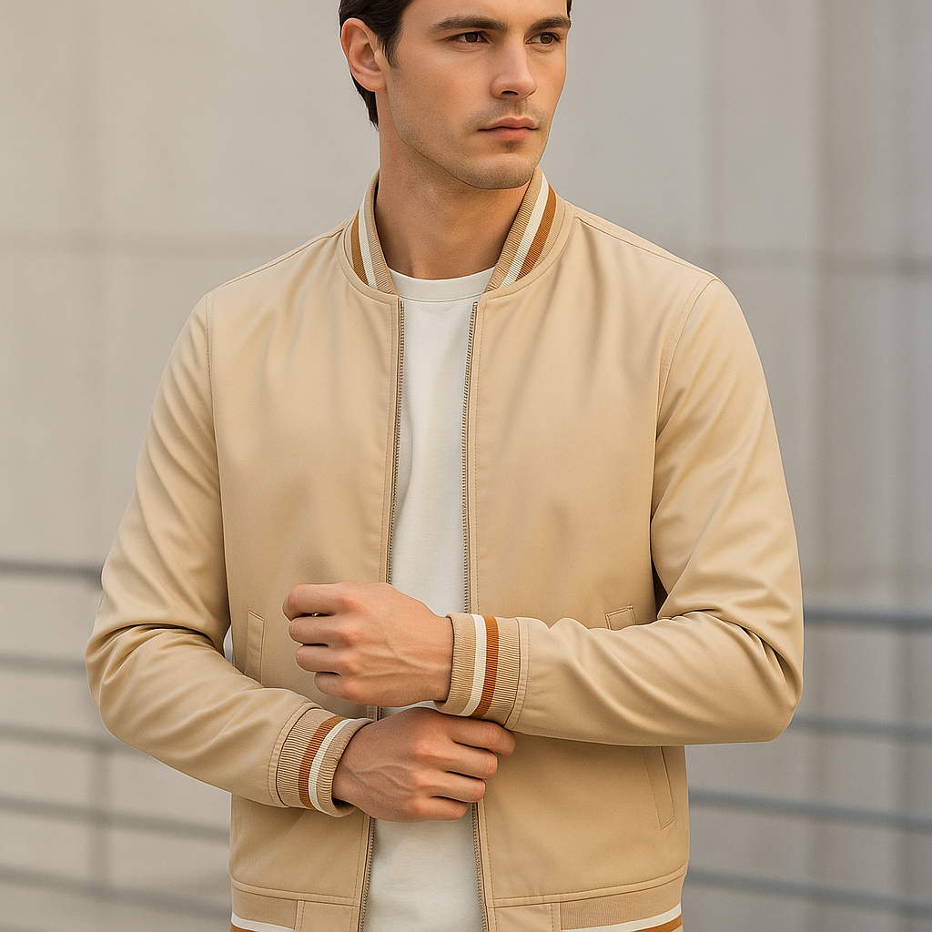 Men's Lightweight Weather-Resistant Jacket - Waterproof and Windproof