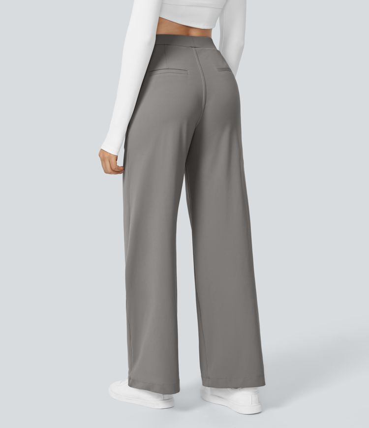 Chic High-Waisted Trousers for Women – Elegant Pants for Work, Office Style and Everyday Outfits