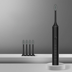 Rechargeable Electric Toothbrush with Replacement Brush Heads – Daily Oral Care Device for Effective Cleaning and Home Use