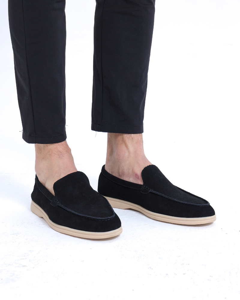 Luxury Suede Loafers with Classic Elegance