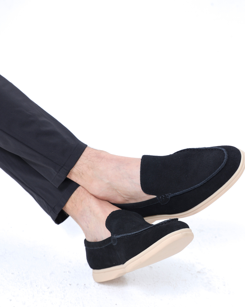 Luxury Suede Loafers with Classic Elegance