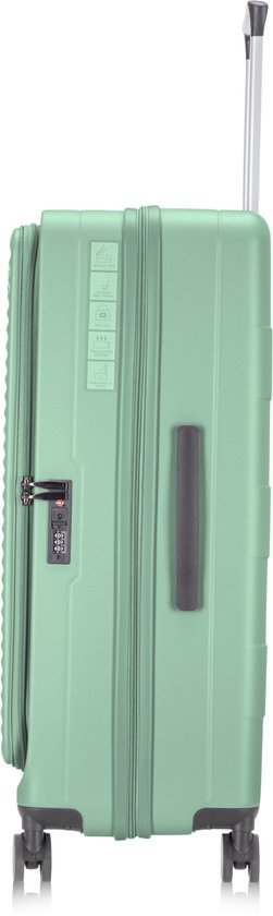 2-Piece Hard Shell Luggage Set with Laptop Compartment – Lightweight Travel Suitcases with Spinner Wheels for Business and Holidays