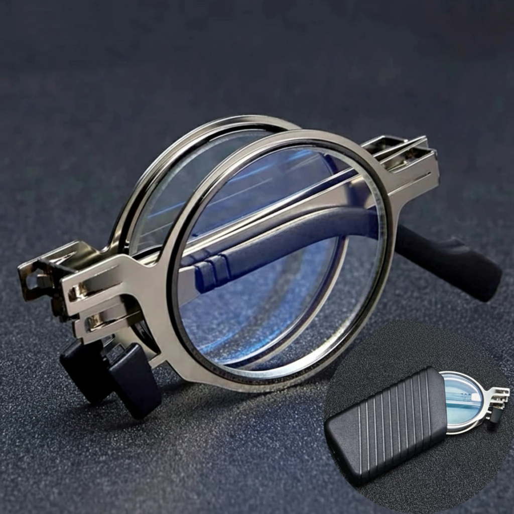 Foldable Reading Glasses – Ultra-Light, Pocket-Friendly Design with Optional Blue Light Filter