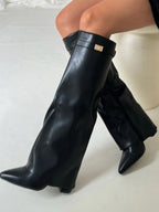 Chic Suede Women's Boots – Stylish and Comfortable