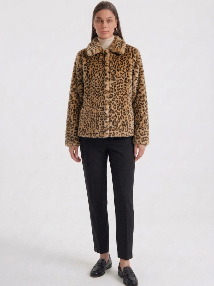 Leopard Print Aria Coat