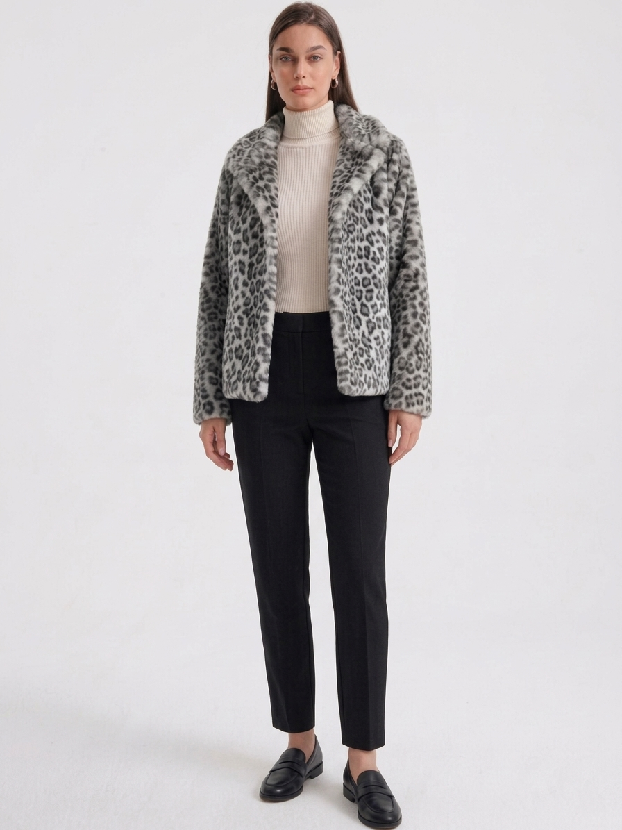 Leopard Print Aria Coat