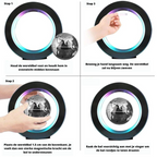 Levitating Globe Lamp for Modern Home Decor – Floating LED Accent Light for Living Room, Office and Creative Interiors