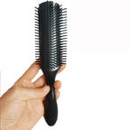 9-Row Detangling Hair Brush for Straight and Curly Hair – Effortless Styling Tool for Wet and Dry Hair Care