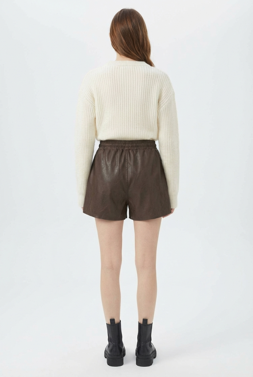 Arden Premium Leather Shorts