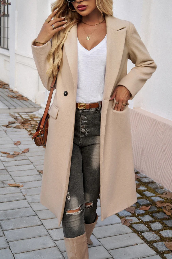 Avy - Women's Stylish Tailored Long Winter Coat