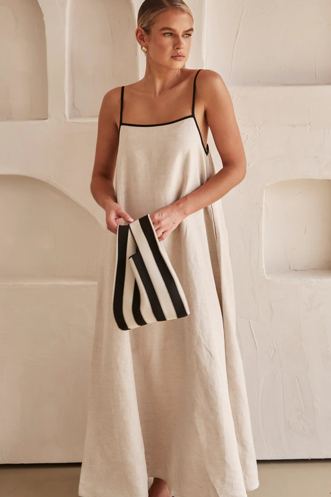Amber | Women's Maxi Dress with Spaghetti Straps for Wedding Guests