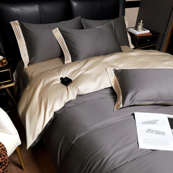 Luxury Embroidered Bedding Set for Bedroom Decor – Elegant Bed Linen for Comfortable Sleep and Stylish Interiors