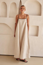 Amber | Women's Maxi Dress with Spaghetti Straps for Wedding Guests