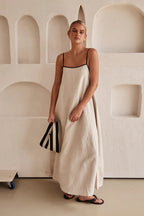 Amber | Women's Maxi Dress with Spaghetti Straps for Wedding Guests