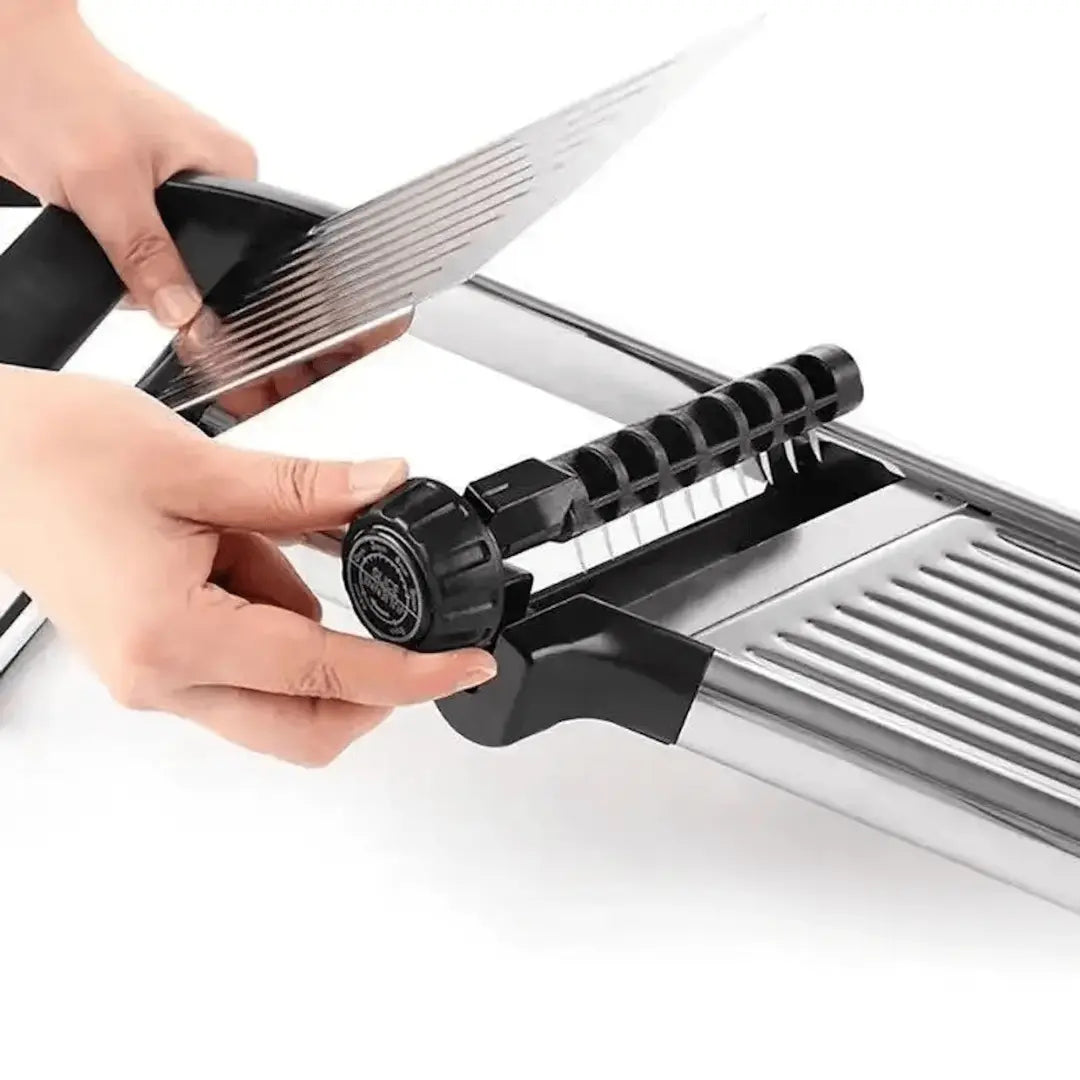 Adjustable Mandoline Slicer for Kitchen Prep – Precision Vegetable Cutter for Slicing, Julienne and Everyday Cooking
