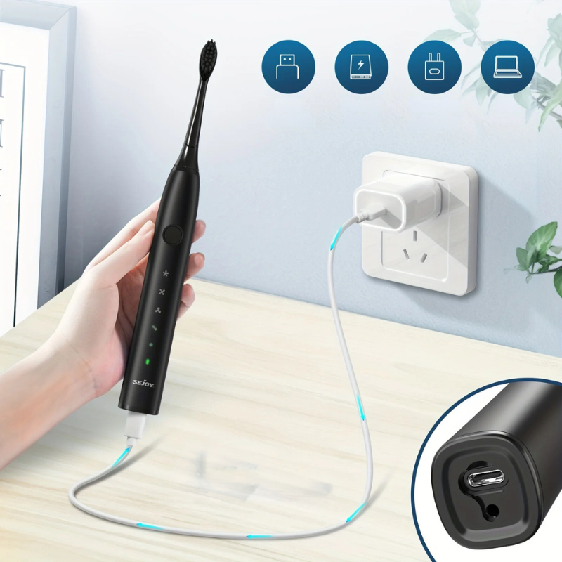 Rechargeable Sonic Toothbrush – Deep Cleaning Performance with Multiple Modes & Long Battery Life