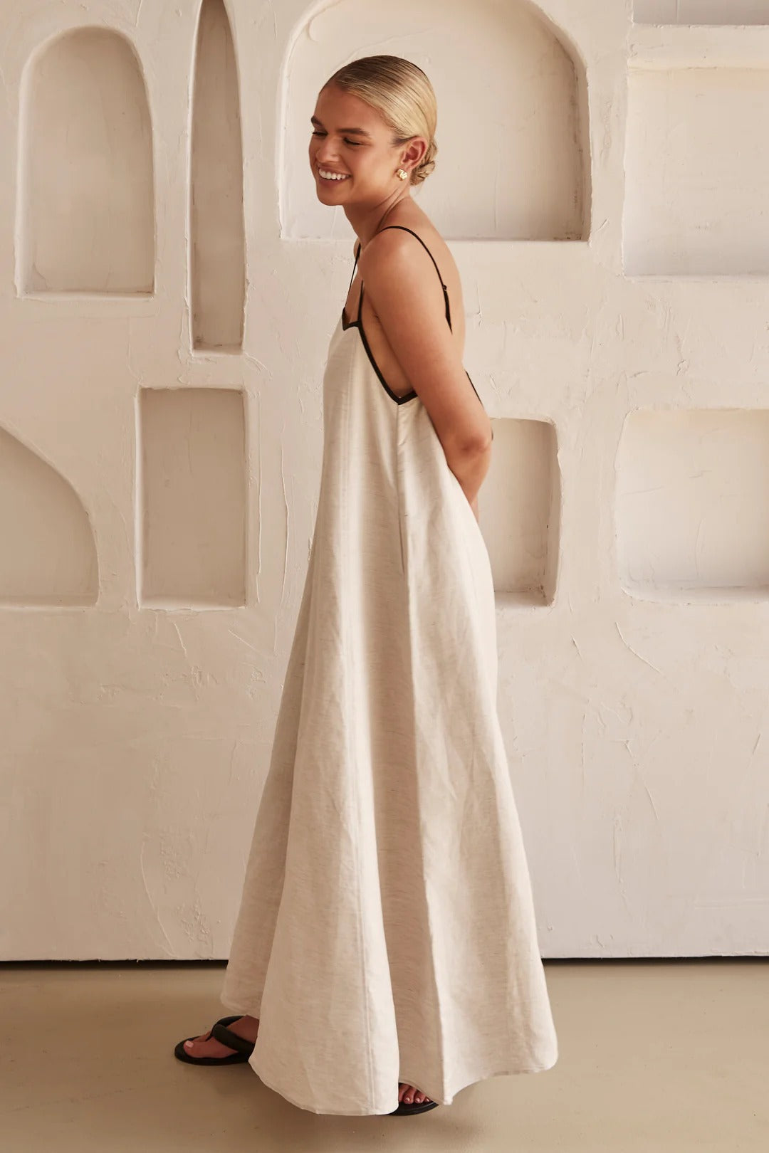 Amber | Women's Maxi Dress with Spaghetti Straps for Wedding Guests