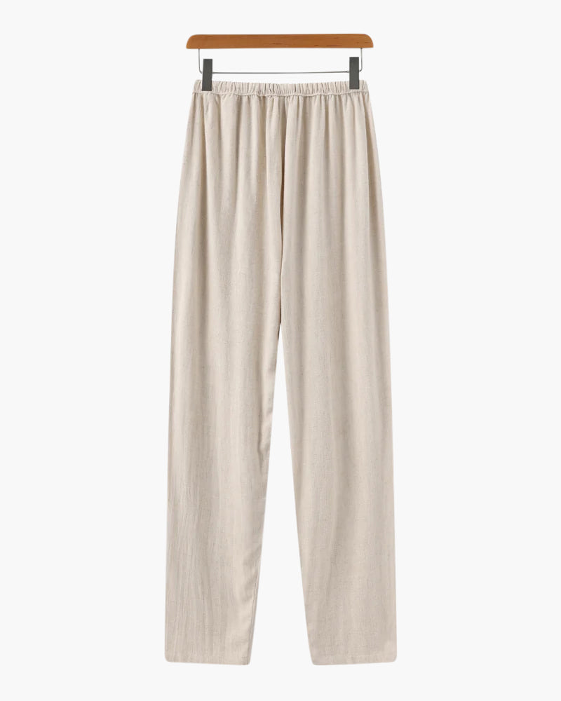 Marrakech Slim Fit Linen Trousers