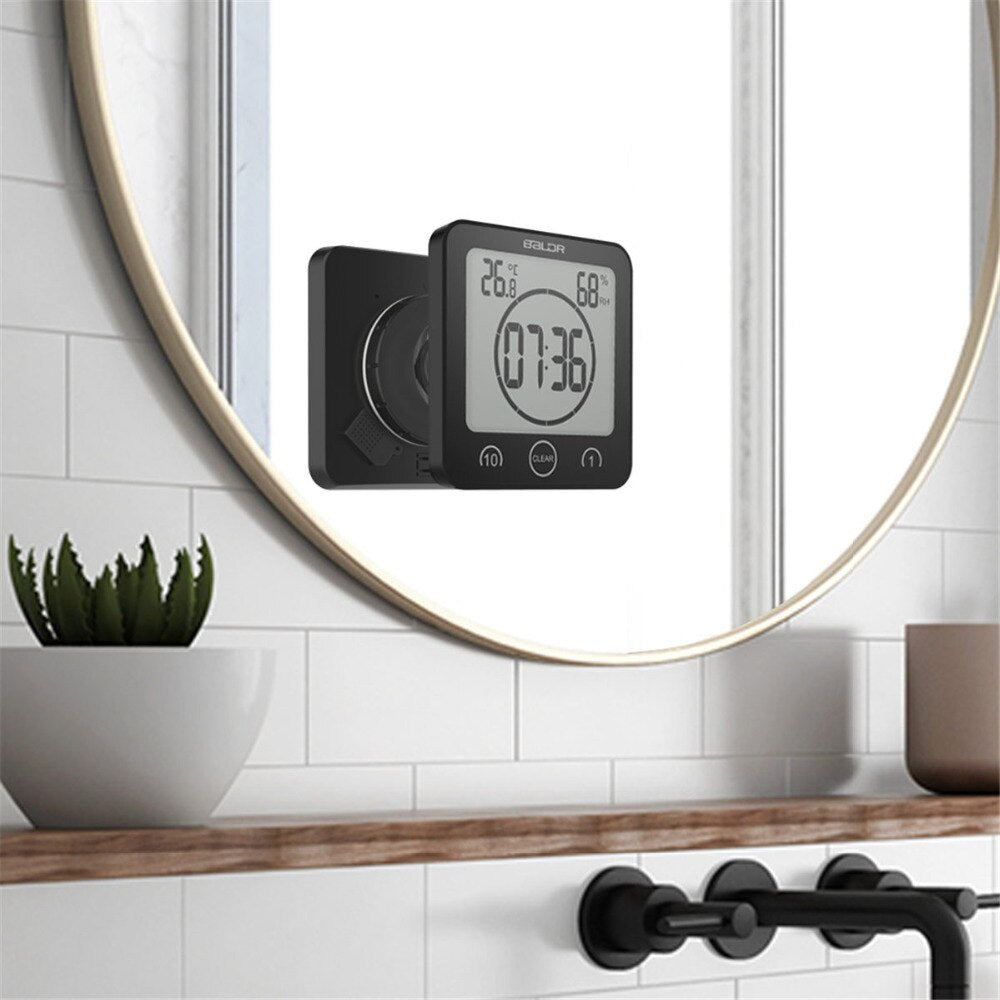 Waterproof Shower Timer for Bathroom Use – Easy Time Tracker for Shower Routines and Daily Time Management