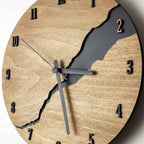 Elegant Wooden Wall Clock for Home Decor – Minimalist Timepiece for Living Room, Kitchen and Office Interiors