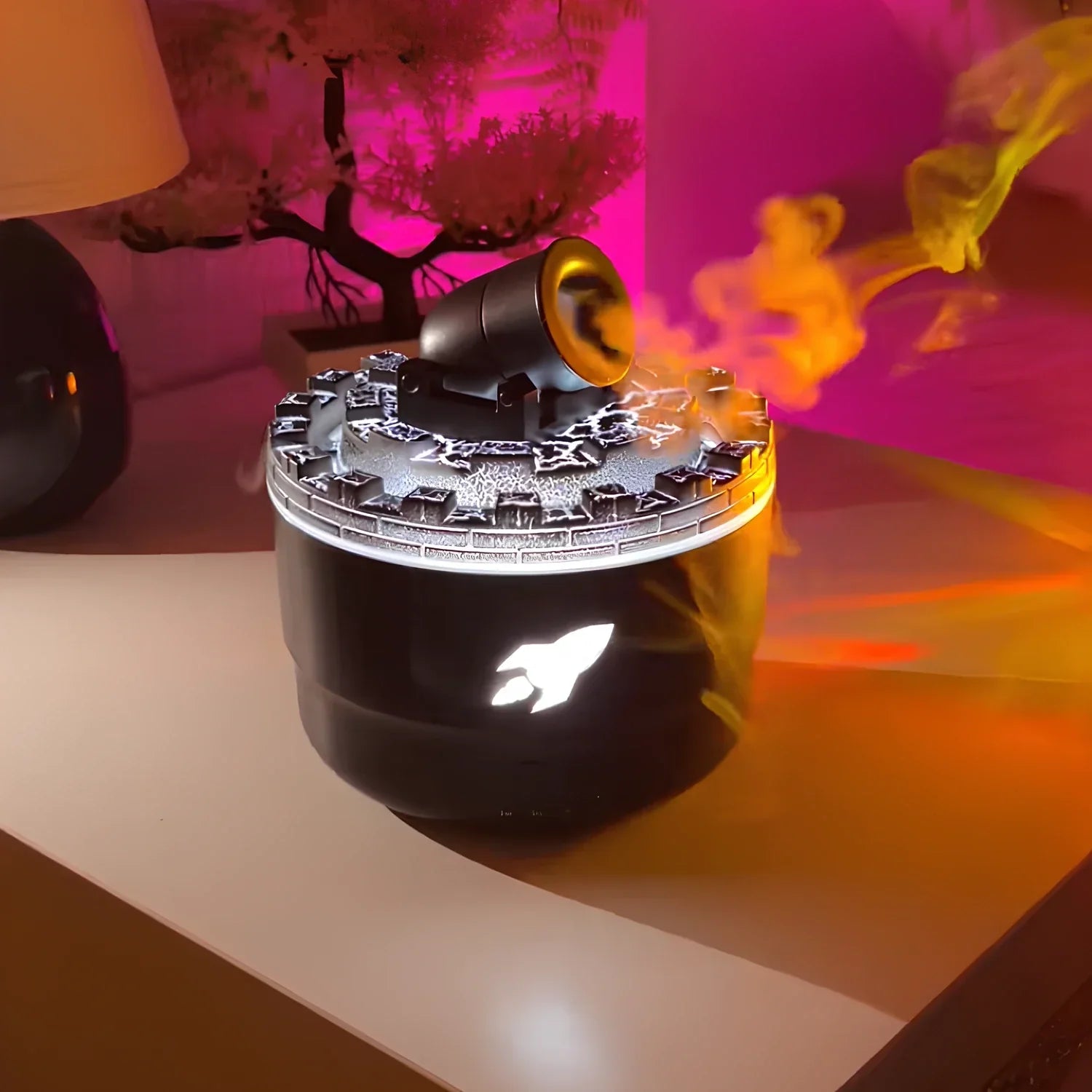 Creative Humidifier for Home Use – Powerful Mist Output with Unique Decorative Design for Bedroom and Living Room