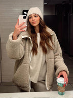 Kishna Women's Winter Teddy Jacket