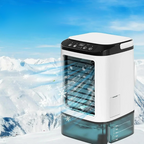 3-Speed Portable Air Cooler with Ultrasonic Dual-Spray Cooling – Compact, Quiet & Energy-Efficient