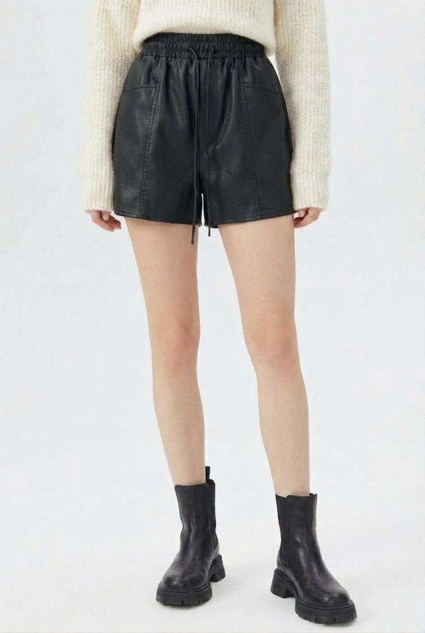 Arden Premium Leather Shorts