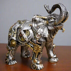 Mechanical Punk Animal Sculptures for Home Decor – Steampunk-Style Figurines for Shelves, Office and Modern Interiors