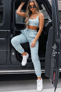 Drawstring Joggers for Women – Soft Comfortable Pants for Casual Wear, Lounging and Everyday Style