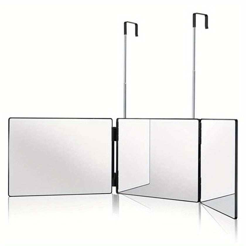 3-Sided Rotating Mirror for Hair and Makeup – Adjustable Vanity Mirror for Easy Styling at Home