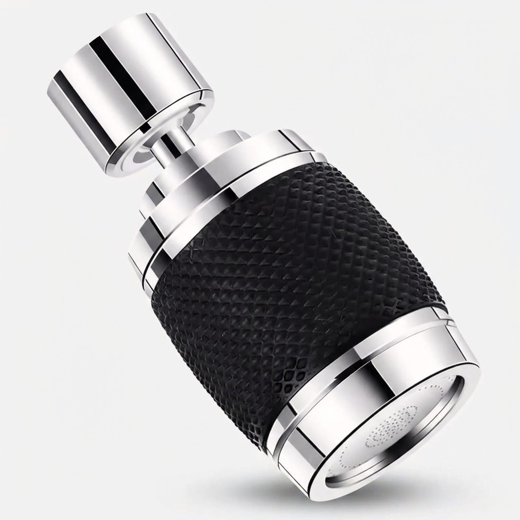 360 Degree Rotatable Faucet Aerator with Three Spray Modes and Chrome Finish - Image 9
