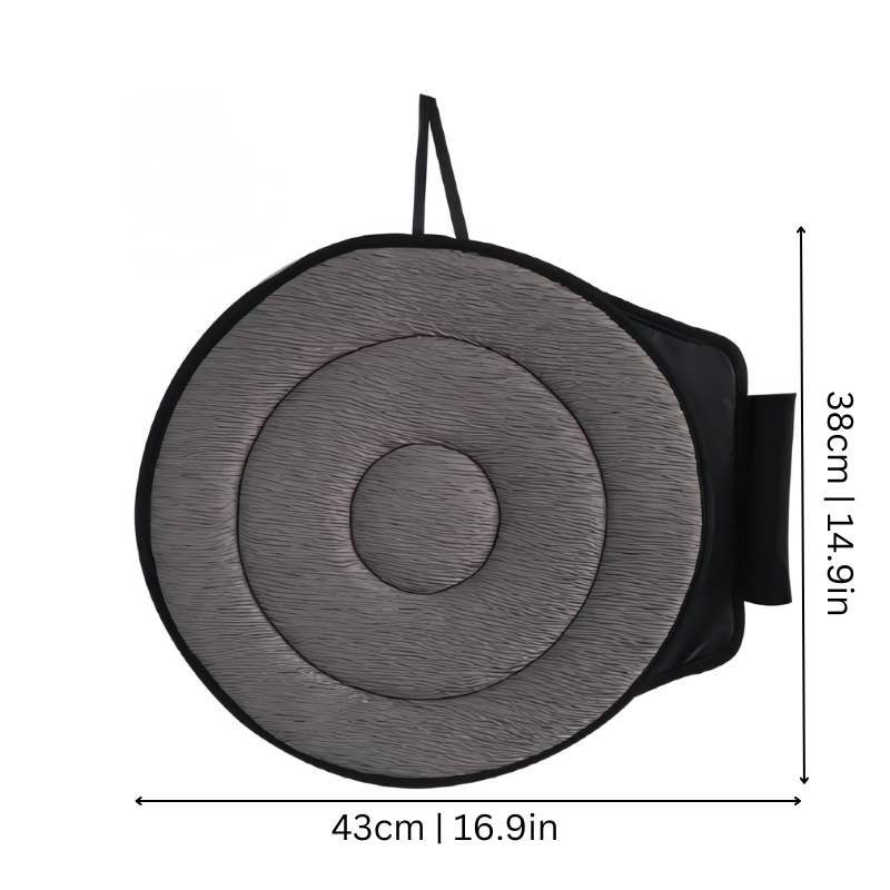 360 Degree Swivel Car Seat Cushion with Memory Foam and Ergonomic Support - Image 2