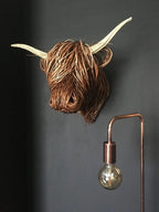 Bowie Cow Wall Art Sculpture