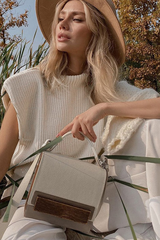 Sleeveless High Neck Knit Top for Women – Minimalist Fitted Top for Casual Wear, Work and Layered Outfits