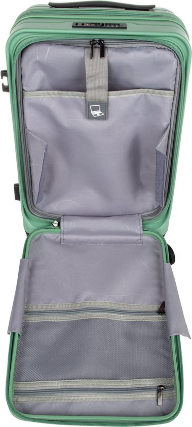 2-Piece Hard Shell Luggage Set with Laptop Compartment – Lightweight Travel Suitcases with Spinner Wheels for Business and Holidays