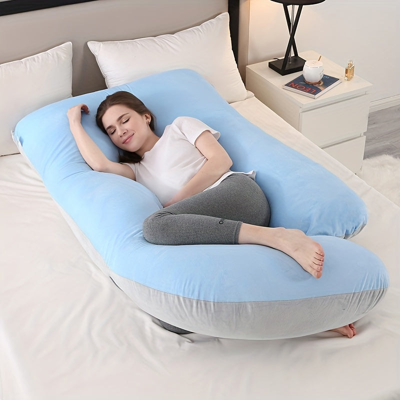 Maternity Support Pillow for Pregnancy Comfort – Full Body Cushion for Sleeping, Relaxation and Daily Support