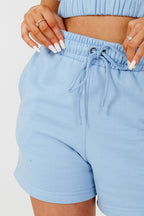 Fleece-Lined Crop Top and Shorts Set for Women – Cozy Two-Piece Outfit for Casual Wear, Lounging and Everyday Comfort