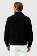 Jack – Black Corduroy Jacket for Men
