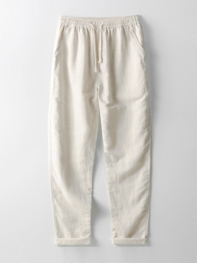 Men’s Linen-Style Outfit Set for Summer – Matching Shirt and Shorts Set for Holidays and Casual Wear