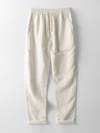 Men’s Linen-Style Outfit Set for Summer – Matching Shirt and Shorts Set for Holidays and Casual Wear