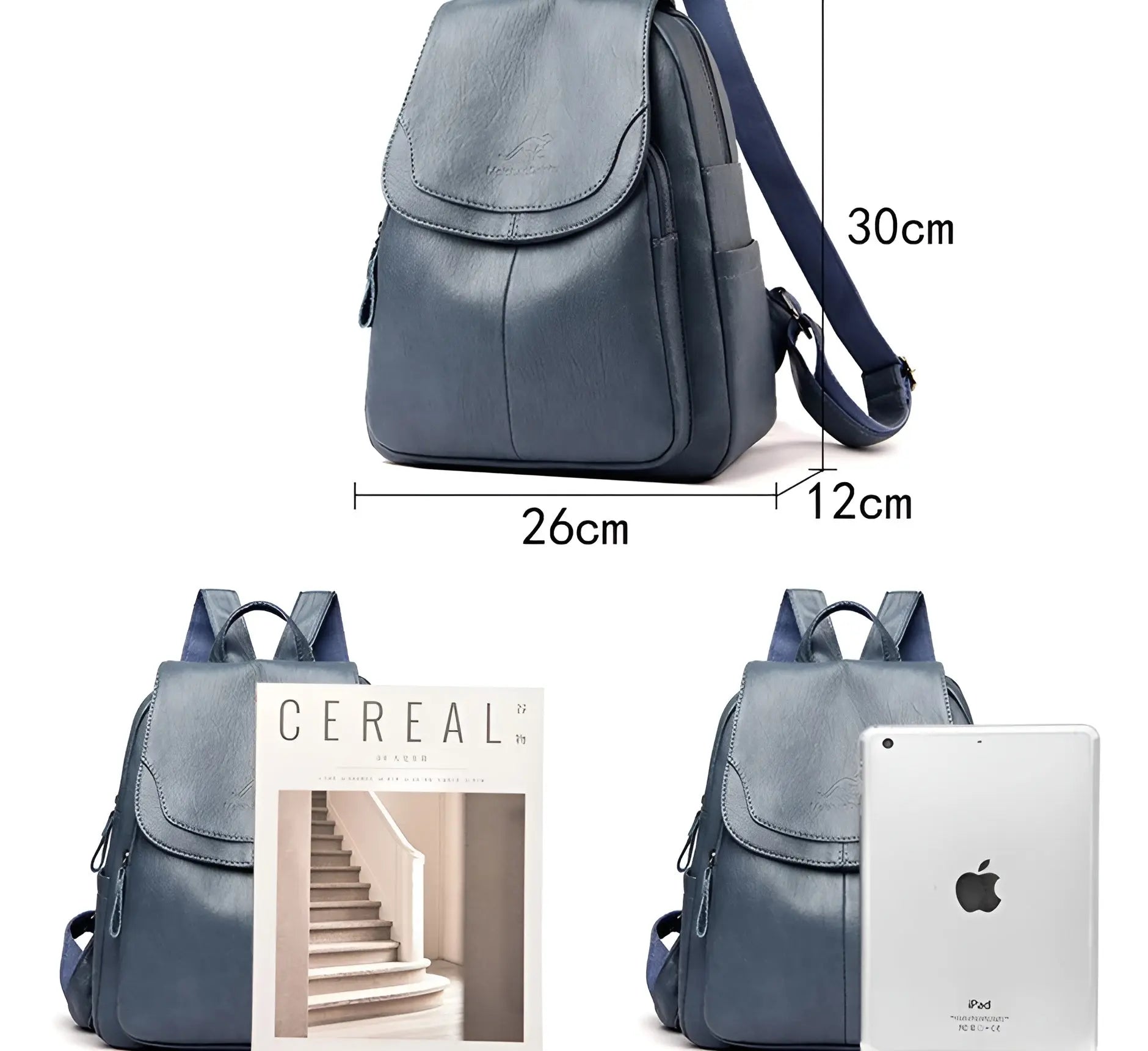 Vintage-Style Women’s Backpack for Everyday Use – Stylish Carry Bag for Work, Travel and Daily Outfits