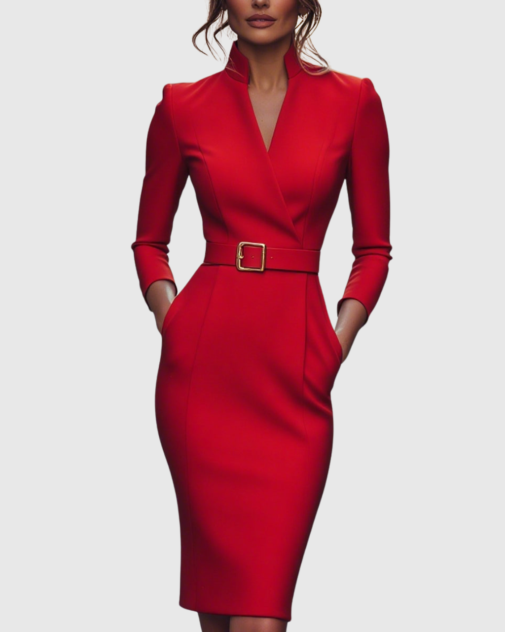 Claribel | Elegant Midi Dress