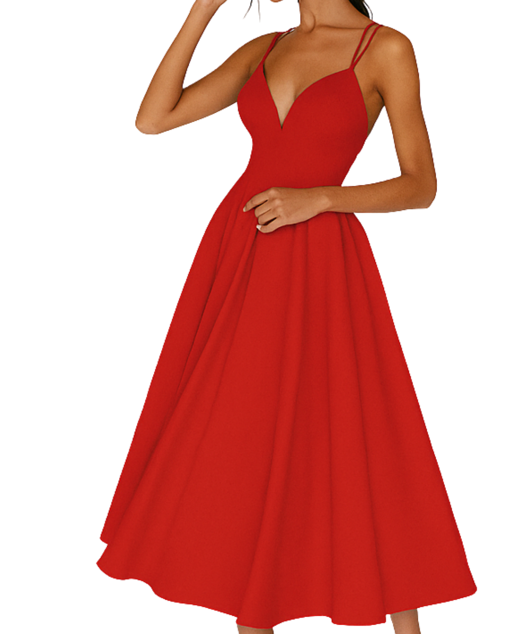 Daisy | Strappy Midi Dress for Women - Perfect for Wedding Guests