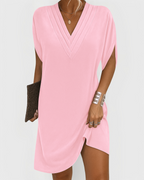 Relaxed V-Neck Dress – Effortlessly Comfortable