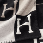 Exclusive Gold Throw Blanket Made of Cashmere and Wool - House decoration