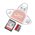 4-in-1 Universal Card Adapter for Data Transfer and Charging – High-Speed Connector for Phones, Tablets and Laptops